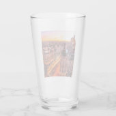 Madrid Spanje Capitol City Skyline Glas (Achterkant)