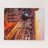 Madrid Spanje Capitol City Skyline Legpuzzel (Horizontaal)