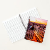 Madrid Spanje Capitol City Skyline Notitieboek (Binnen)