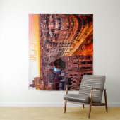 Madrid Spanje Capitol City Skyline Wandkleed (In situ)