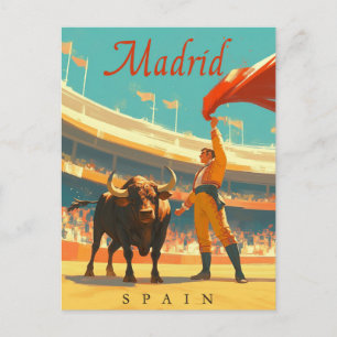Madrid, Spanje  charme Briefkaart