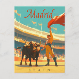 Madrid, Spanje  charme Briefkaart