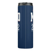 Madrid Spanje City Traveler Sports Style Thermosbeker (Achterkant)