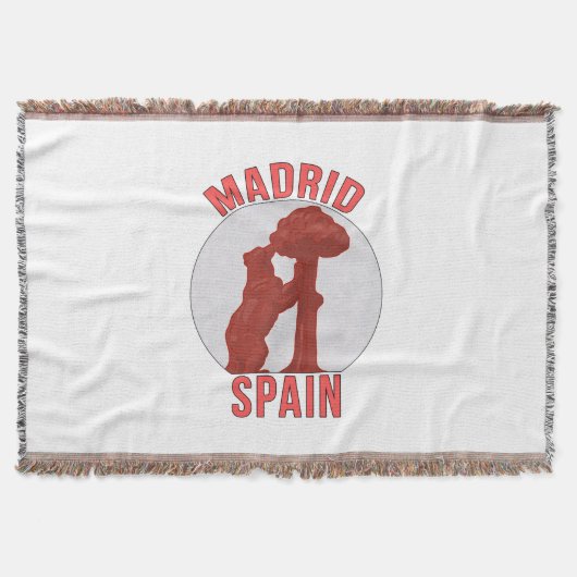 Madrid Spanje Deken (Voorkant)