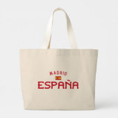Madrid Spanje (España) Grote Tote Bag (Achterkant)
