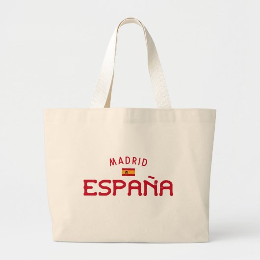 Madrid Spanje (España) Grote Tote Bag (Voorkant)