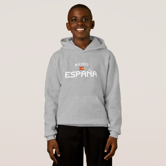 Madrid Spanje (España) Hoodie (Voorkant volledig)