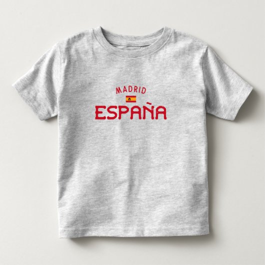 Madrid Spanje (España) Kinder Shirts (Voorkant)