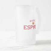 Madrid Spanje (España) Matglas Bierpul (Voorkant rechts)