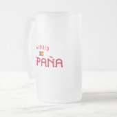 Madrid Spanje (España) Matglas Bierpul (Voorkant links)