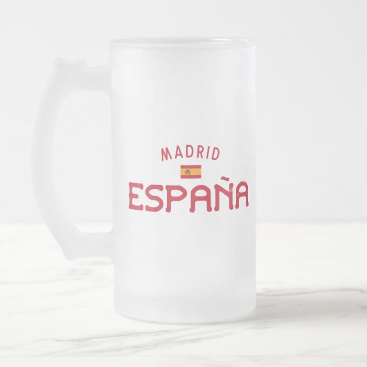 Madrid Spanje (España) Matglas Bierpul (Links)
