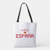 Madrid Spanje (España) Tote Bag (Achterkant)