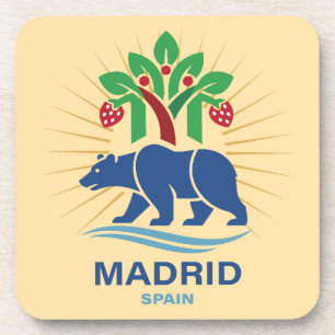 Madrid Spanje Europa Bier Onderzetter