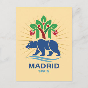 Madrid Spanje Europa Briefkaart