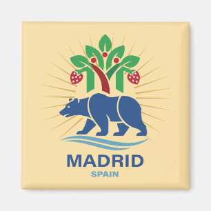 Madrid Spanje Europa Magneet