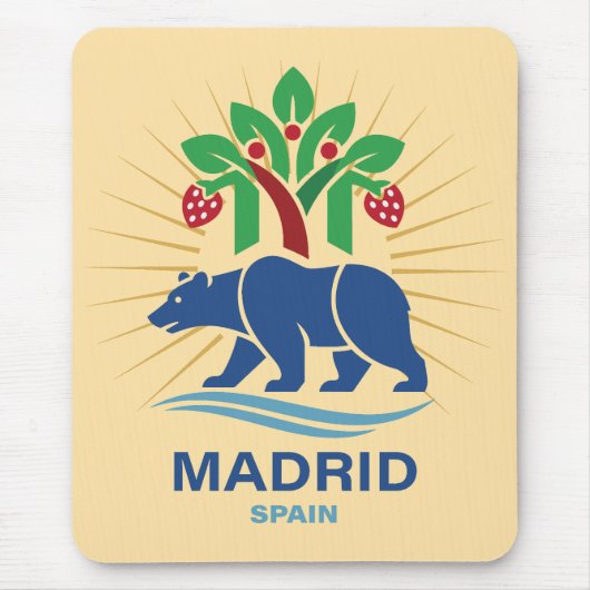 Madrid Spanje Europa Muismat (Voorkant)