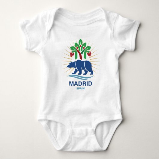 Madrid Spanje Europa Romper (Voorkant)