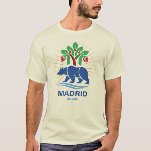 Madrid Spanje Europa T-shirt (Voorkant)