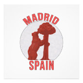 Madrid Spanje Foto Afdruk (Voorkant)