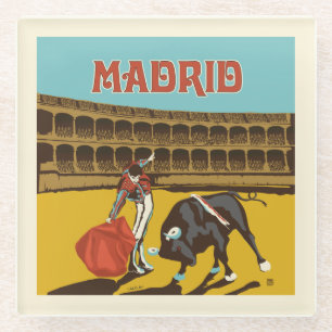 Madrid, Spanje Glazen Onderzetter