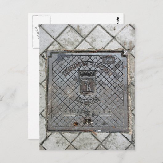 Madrid, Spanje Hoesje Briefkaart (Voorkant / Achterkant)