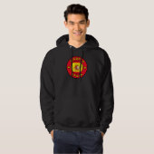 Madrid Spanje Hoodie (Voorkant volledig)