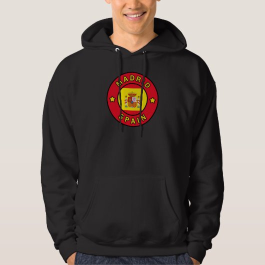 Madrid Spanje Hoodie (Voorkant)