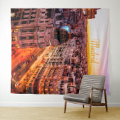 Madrid Spanje Hoofdstad Skyline Wandkleed (In Situ (horizontaal))