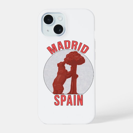 Madrid Spanje iPhone 15 Case (Achterkant)
