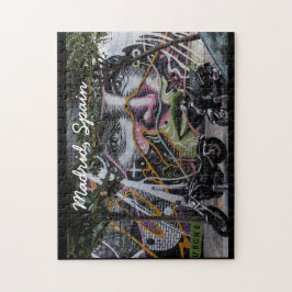 Madrid, Spanje Jigzaag Puzzle Legpuzzel