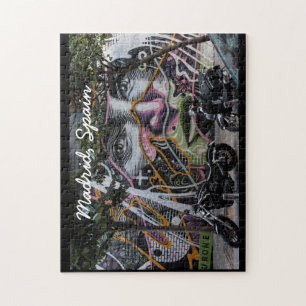 Madrid, Spanje Jigzaag Puzzle Legpuzzel