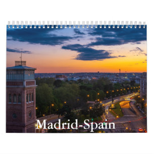Madrid-Spanje kalender