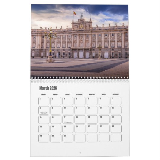 Madrid-Spanje kalender (Mar 2026)