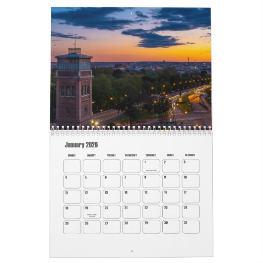 Madrid-Spanje kalender (Jan 2026)