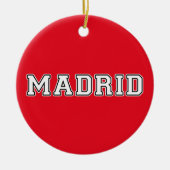 Madrid Spanje Keramisch Ornament (Voorkant)