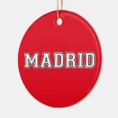 Madrid Spanje Keramisch Ornament (Links)