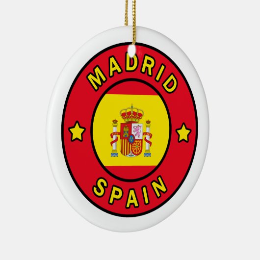 Madrid Spanje Keramisch Ornament (Rechts)