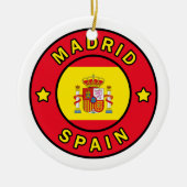 Madrid Spanje Keramisch Ornament (Voorkant)