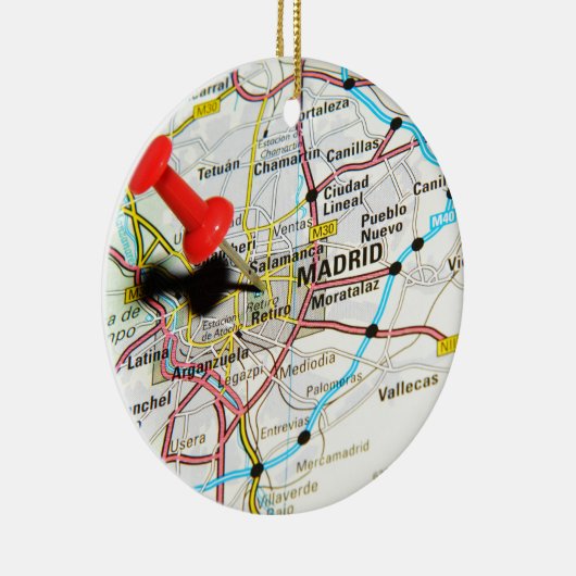 Madrid, Spanje Keramisch Ornament (Rechts)