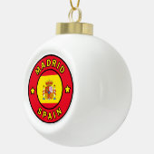 Madrid Spanje Keramische Bal Ornament (Rechts)