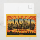 Madrid Spanje Koninklijk Paleis Briefkaart (Voorkant / Achterkant)