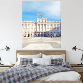 Madrid Spanje Koninklijk Paleis Canvas Afdruk (Insitu (Slaapkamer))