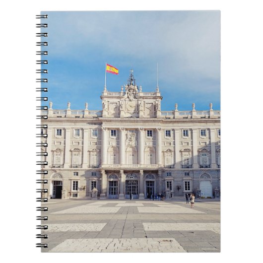 Madrid Spanje Koninklijk Paleis Notitieboek (Voorkant)