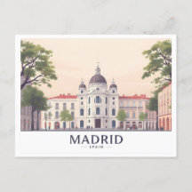 Madrid Spanje Koninklijk Paleis Pastel Travel Desi