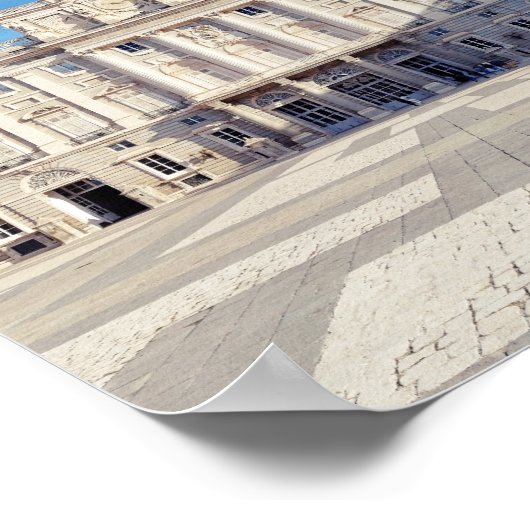 Madrid Spanje Koninklijk Paleis Poster (Hoek)