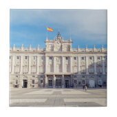 Madrid Spanje Koninklijk Paleis Tegeltje (Voorkant)