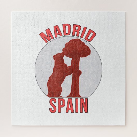 Madrid Spanje Legpuzzel (Verticaal)
