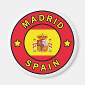 Madrid Spanje Magneet (Voorkant)