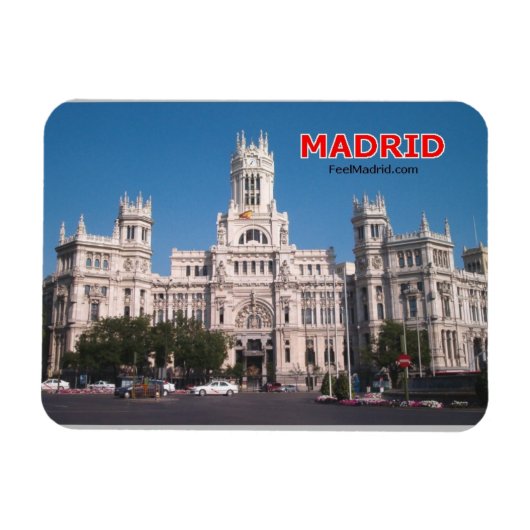 Madrid Spanje Magneet (Horizontaal)