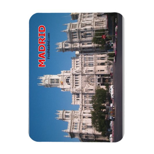Madrid Spanje Magneet (Verticaal)